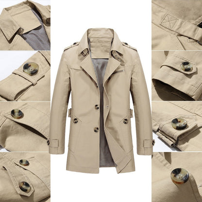 Harrison - Windbreaker Trench Coat