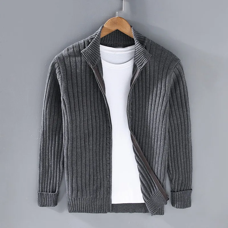 Luca | Casual Knit Jacket with Zipper